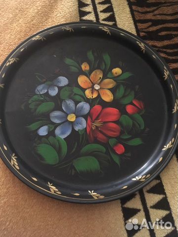 Поднос винтаж СССР, блюдо