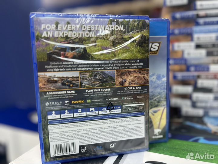 Диск Expeditions: A MudRunner Game PS4 / Новый