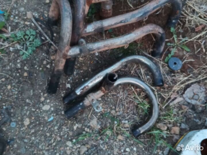 Выхлопные патрубки 2 в 1 Урал