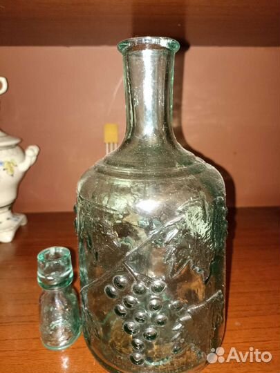 Графины, ваза стекло