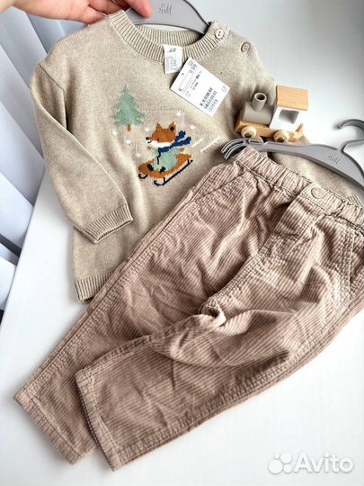 Вельветовые брюки на мальчика hm 86