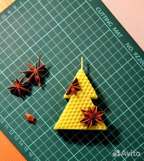 Эко-свечи из натурального пчелиного воска