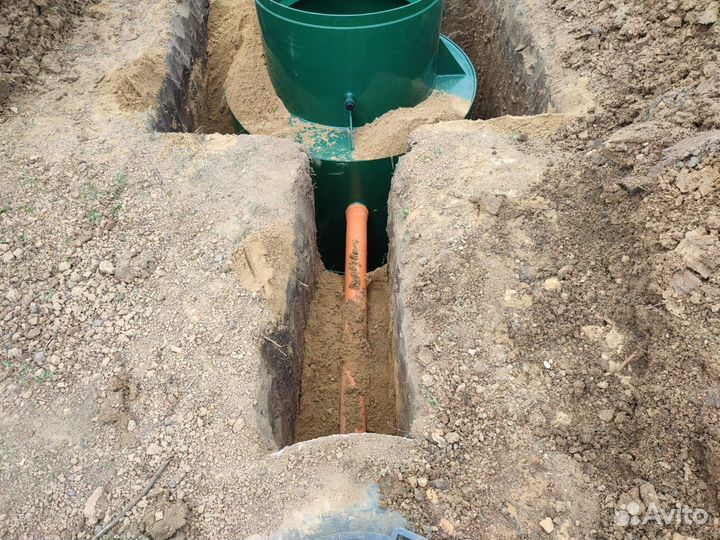 Канализация, септик без посредников