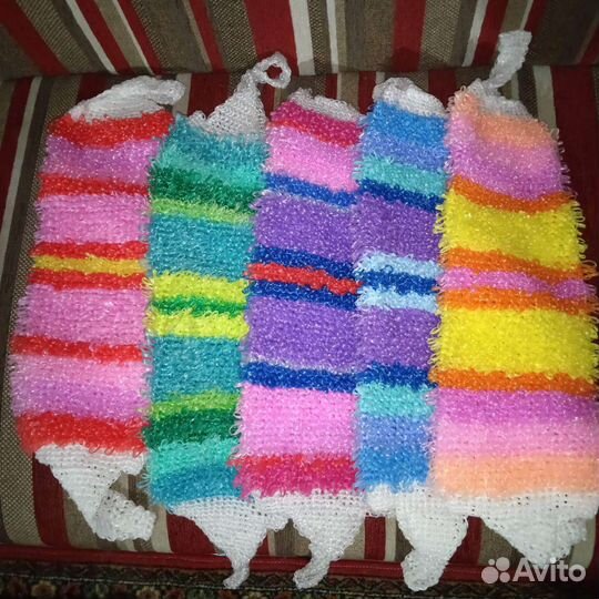 Мочалка ручной работы