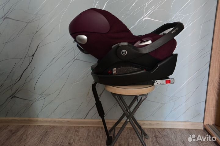 Автолюлька cybex Cloud Q plus с базой isofix