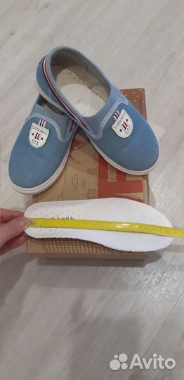 Слипоны джинс