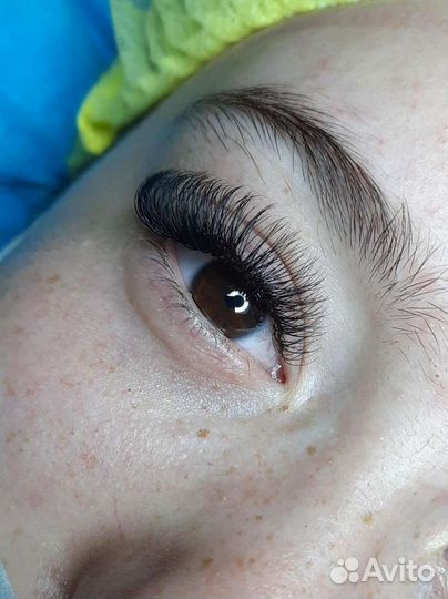 Наращивание ресниц на дому