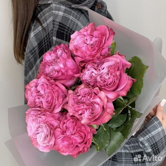 Букет из пионовидных роз Country Blues