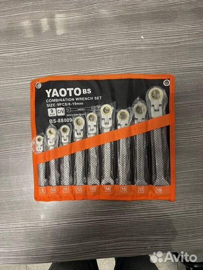 Набор ключей, трещеток 9 в1