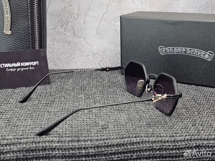 Солнцезащитные очки chrome hearts premium