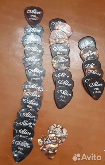 Медиаторы для музыкальных инструментов - гитара al