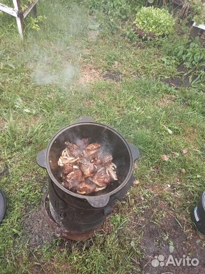 Печь Буржуйка Чугунная армейская