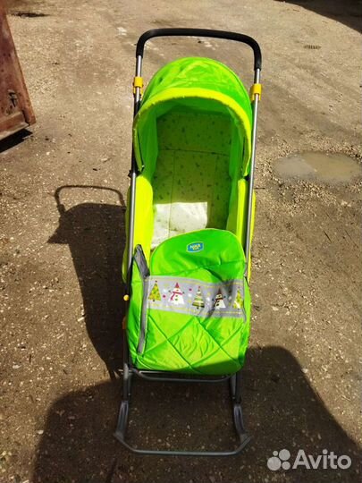 Детские санки коляска