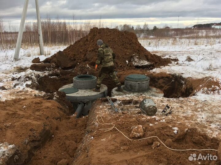 Септик, канализация, водопровод 