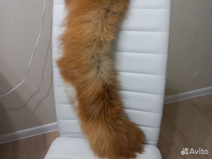Меховой воротник-лиса