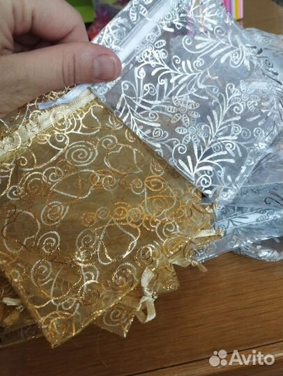 Пакетики подарочные из органзы