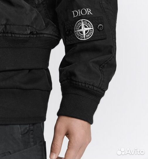 Бомбер dior x Stone island