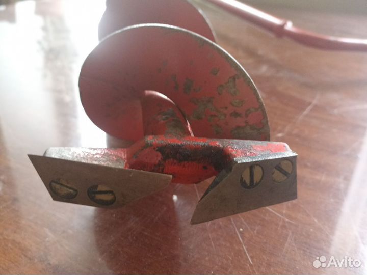 Бур для зимней рыбалки ручной СССР