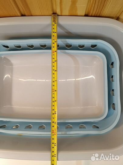 Корзина для белья складная компактная