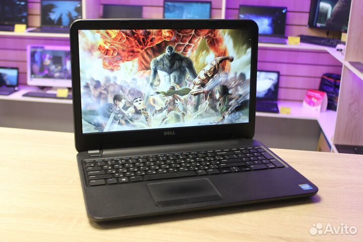 Ноутбук Dell с новым SSD и программами для учёбы