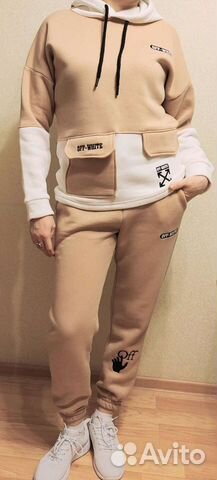 Новый женский спортивный костюм Off White, Турция