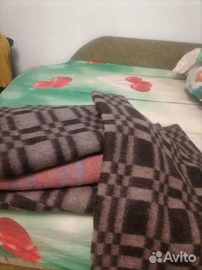 Одеяло шерстяное новое
