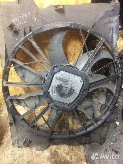 W211 вентилятор радиатора