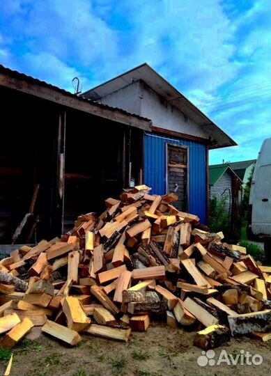Дрова колотые Береза