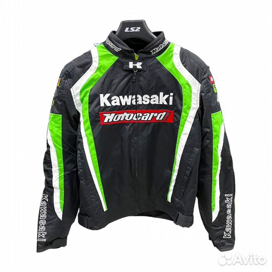 Мотокуртка Kawasaki Motocard черная