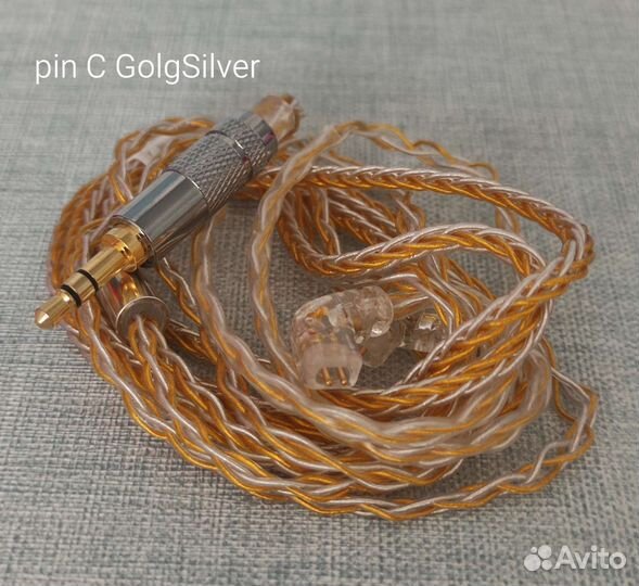 Кабель для наушников KZ jack, type C