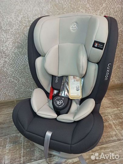 Новое автокресло luxmom 0-36 кг isofix