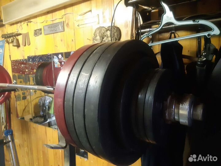 Штанга СССР ленинградка 240 кг