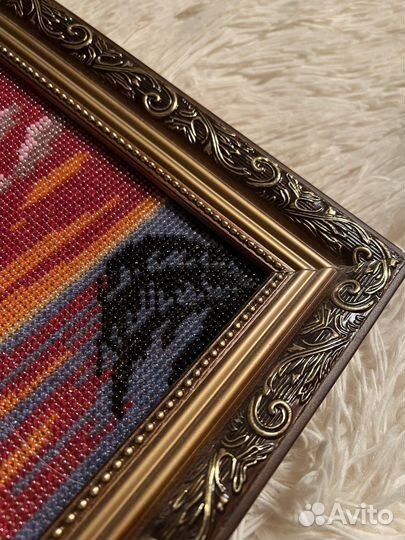 Картина из бисера. Ручная работа