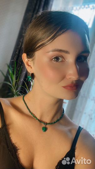 Малахит натуральный