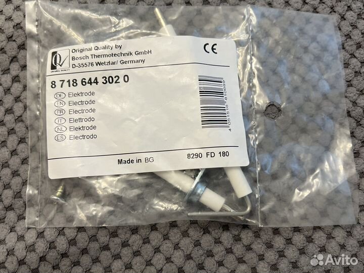 Электроды розжига и ионизации: 87186443020