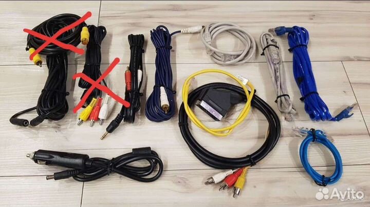 Разные шнуры, переходники (RCA, scart, S-Video )