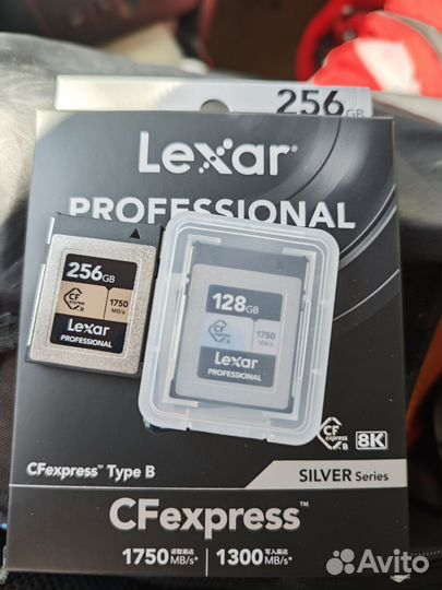 CFexpress type b флешка 128 256 gb 1 tb Lexar
