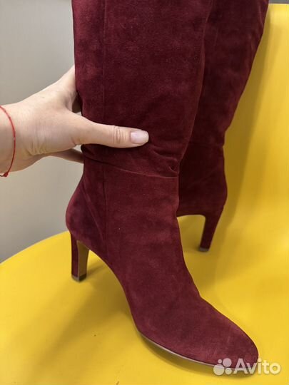 Сапоги hogl 6 это 39 размер замша