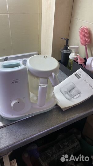 Пароварка блендер philips avent 2 в 1
