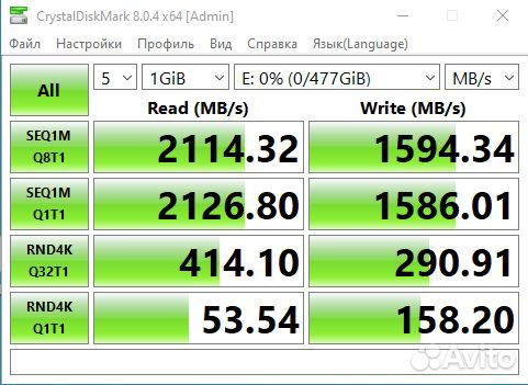 SSD CeaMere M.2 nvme 480Gb (Новый)