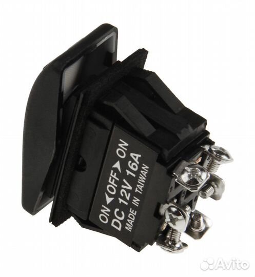 Переключатель трехпозиционный ON-OFF-ON 12В/16А 6Р