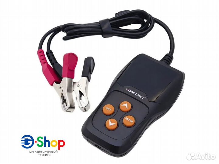 Тестер автомобильных акб Konnwei KW600 12В