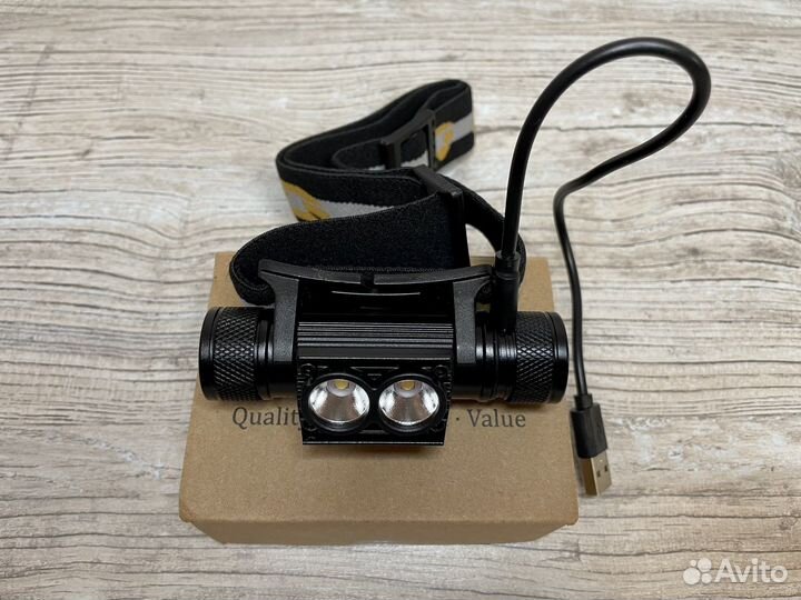 Налобный фонарь Sofirn H25L + аккум 2200мАч(новый)
