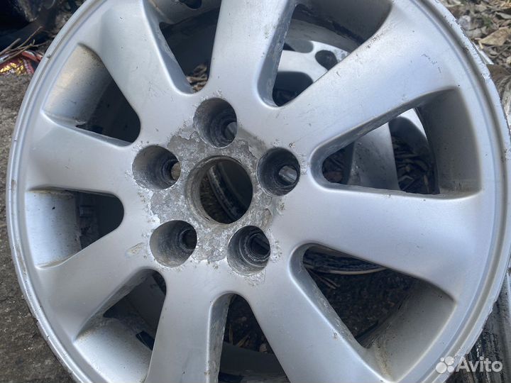 Литые диски r16 на toyota corolla бу