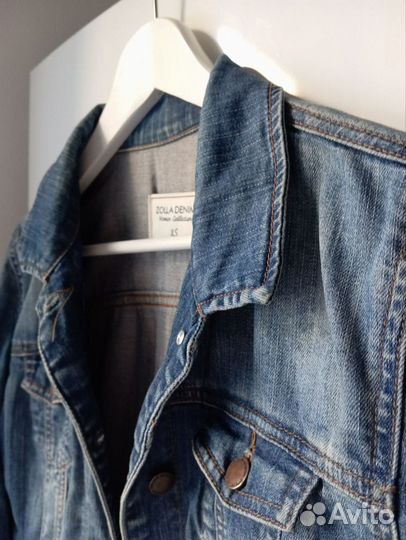 Джинсовая куртка zolla 42