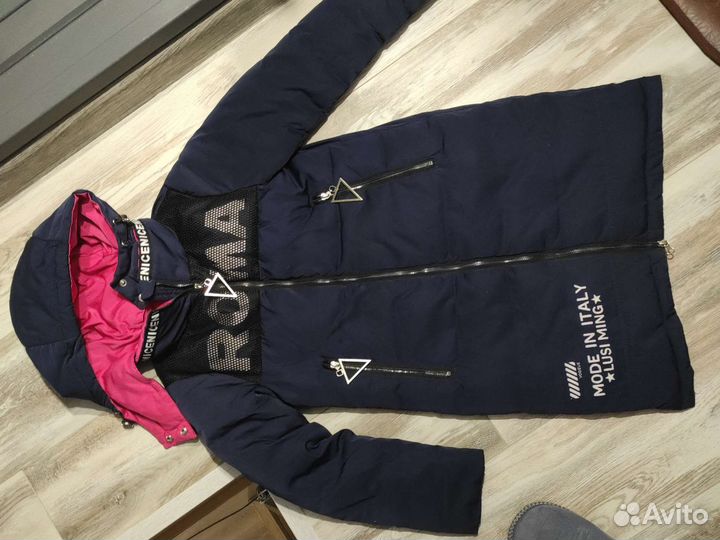 Зимняя куртка на девочку 134