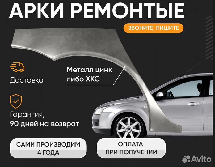 Ремонтные арки Mitsubishi Lancer 9 ремонтные компл