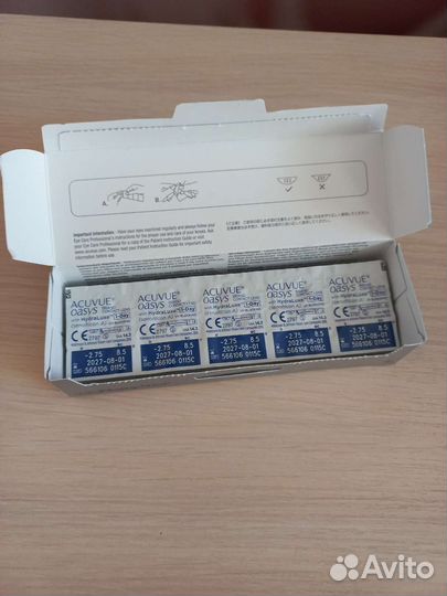 Контактные линзы Acuvue Oasys 1-Day