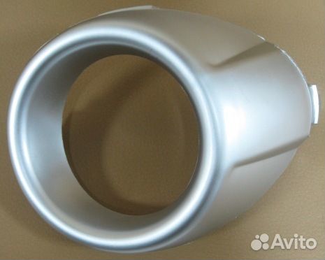 Накладка птф Ford Fiesta CB1 2008- серебро