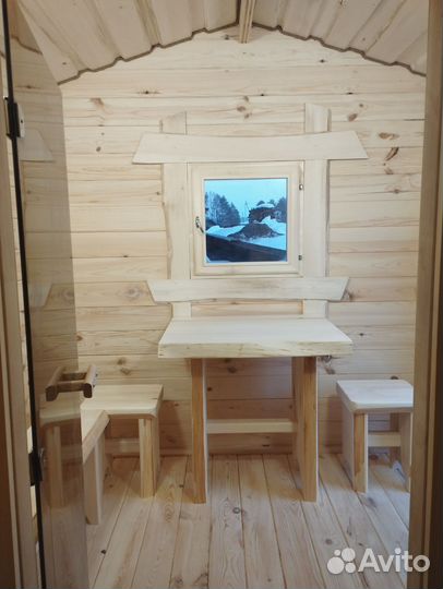 Мобильная Баня из мини бруса